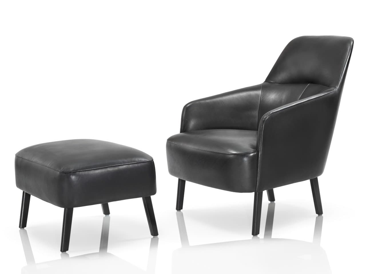 Wittmann
MONO
High-back leather armchair