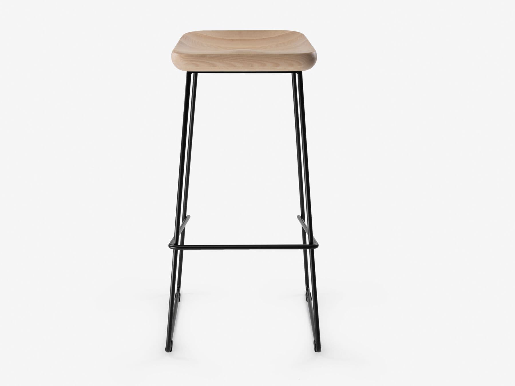 WAVE WOOD BAR STOOL - Барный стул из дерева