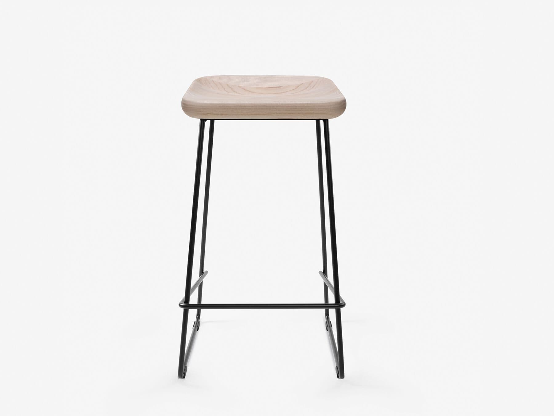 WAVE WOOD COUNTER STOOL - Деревянный барный стул