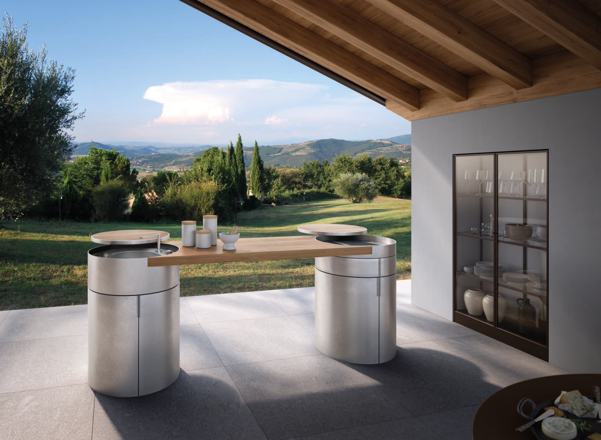 Xera by Arex
STEAM
Steel outdoor kitchen