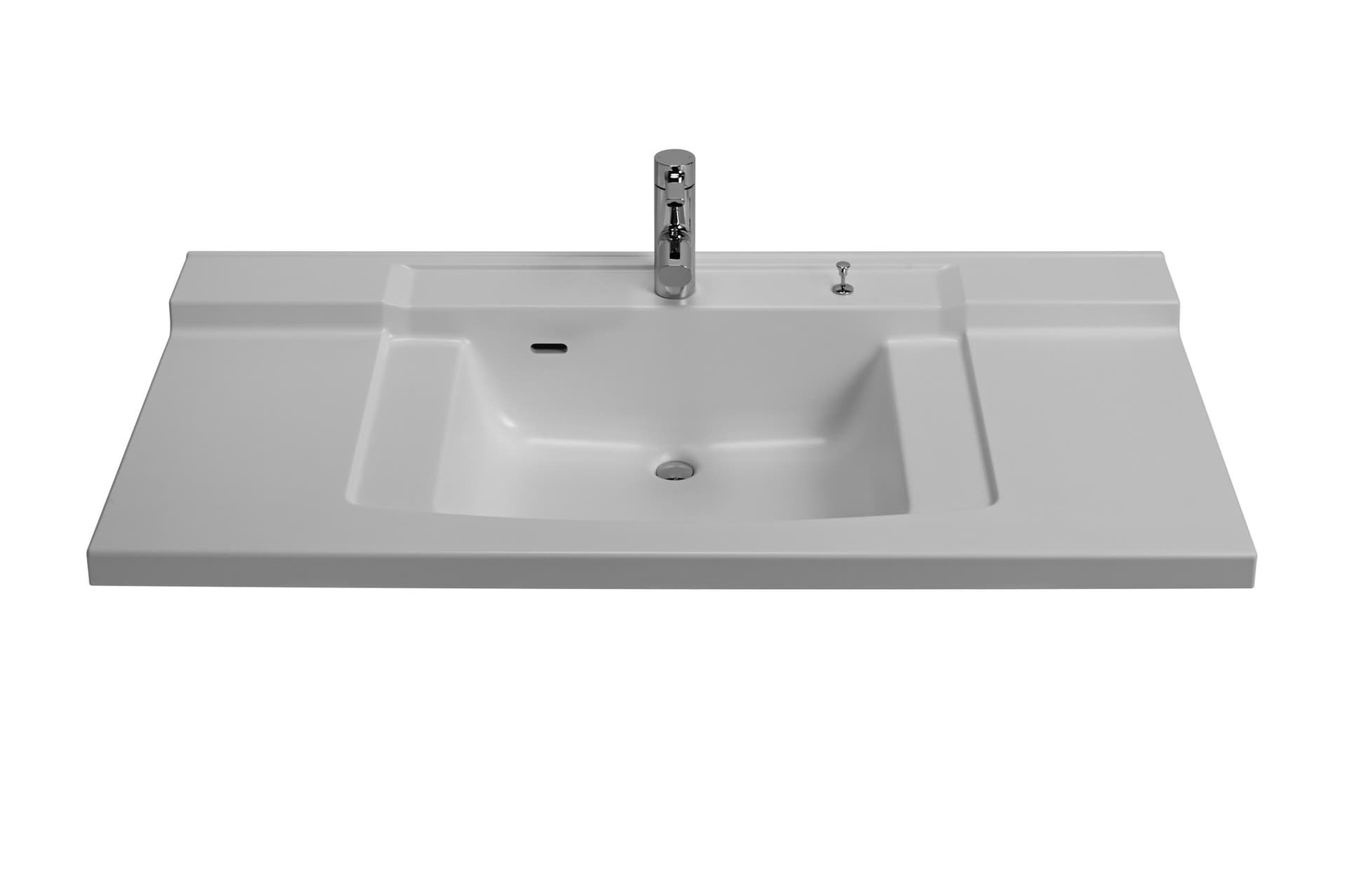 YOSHIMOTO
DL
Rectangular washbasin with integrated countertop