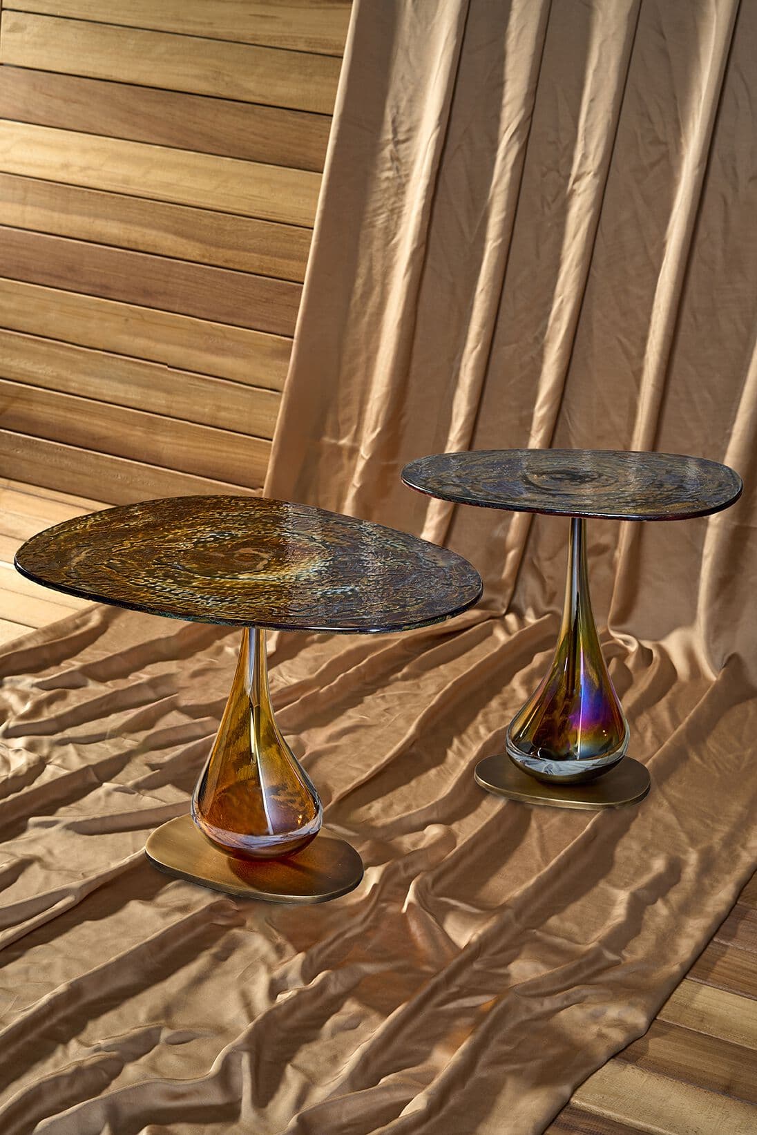 Zade Design
DELIGHT
Blown glass legs and glazed ceramic coffee table